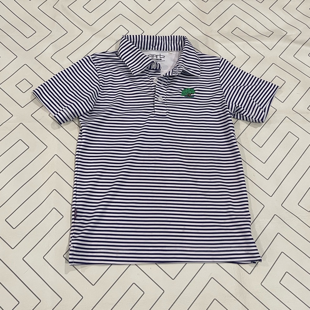 Garb Purple Striped 1922 Golf Polo